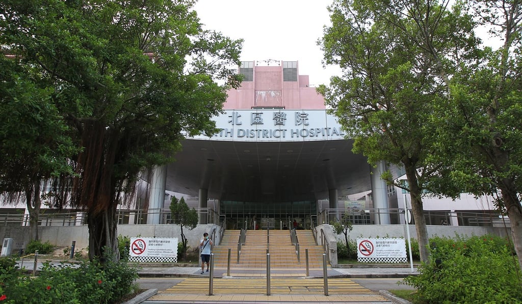 The 72-year-old man was taken to North District Hospital in Sheung Shui. Photo: Roy Issa