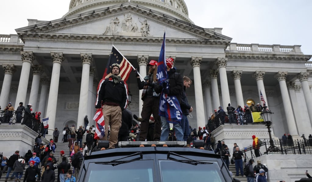 Supporters of Donald Trump riot at the US Capitol on January 6. File photo: TNS