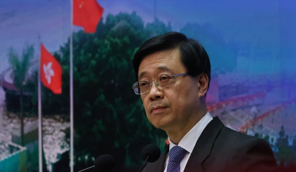 John Lee, Hong Kong’s chief secretary. Photo: Dickson Lee John Lee, Hong Kong’s chief secretary. Photo: Dickson Lee
