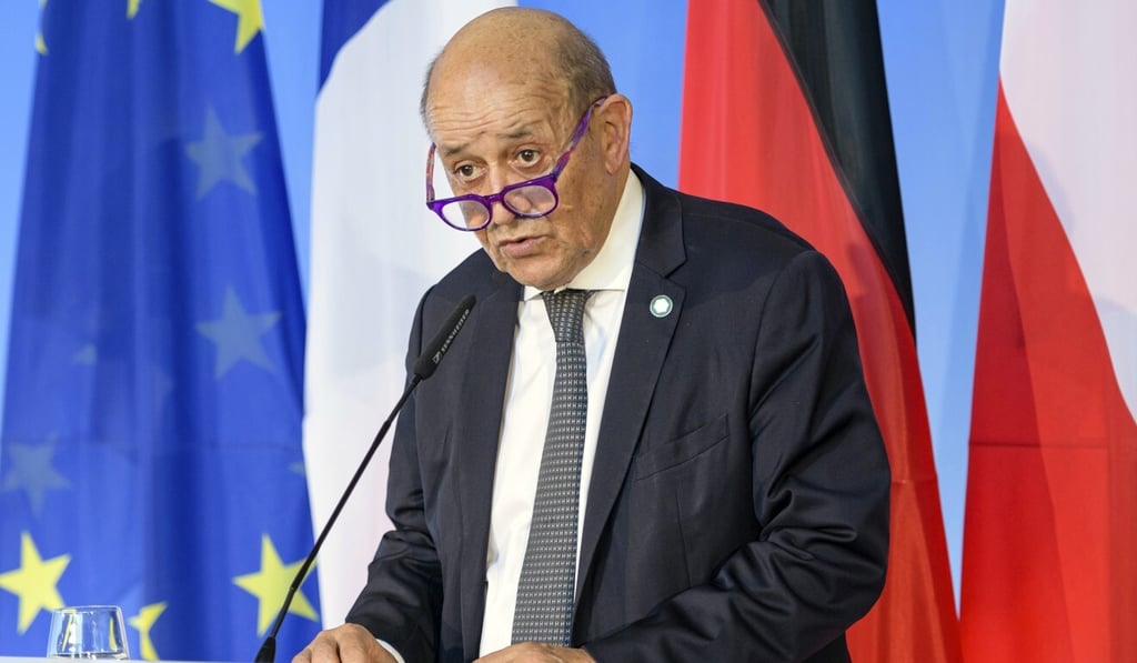 French Foreign Minister Jean-Yves Le Drian said on Friday that the move was “justified by the exceptional seriousness of the announcements” made by Australia and the United States”. Photo: AP French Foreign Minister Jean-Yves Le Drian said on Friday that the move was “justified by the exceptional seriousness of the announcements” made by Australia and the United States”. Photo: AP