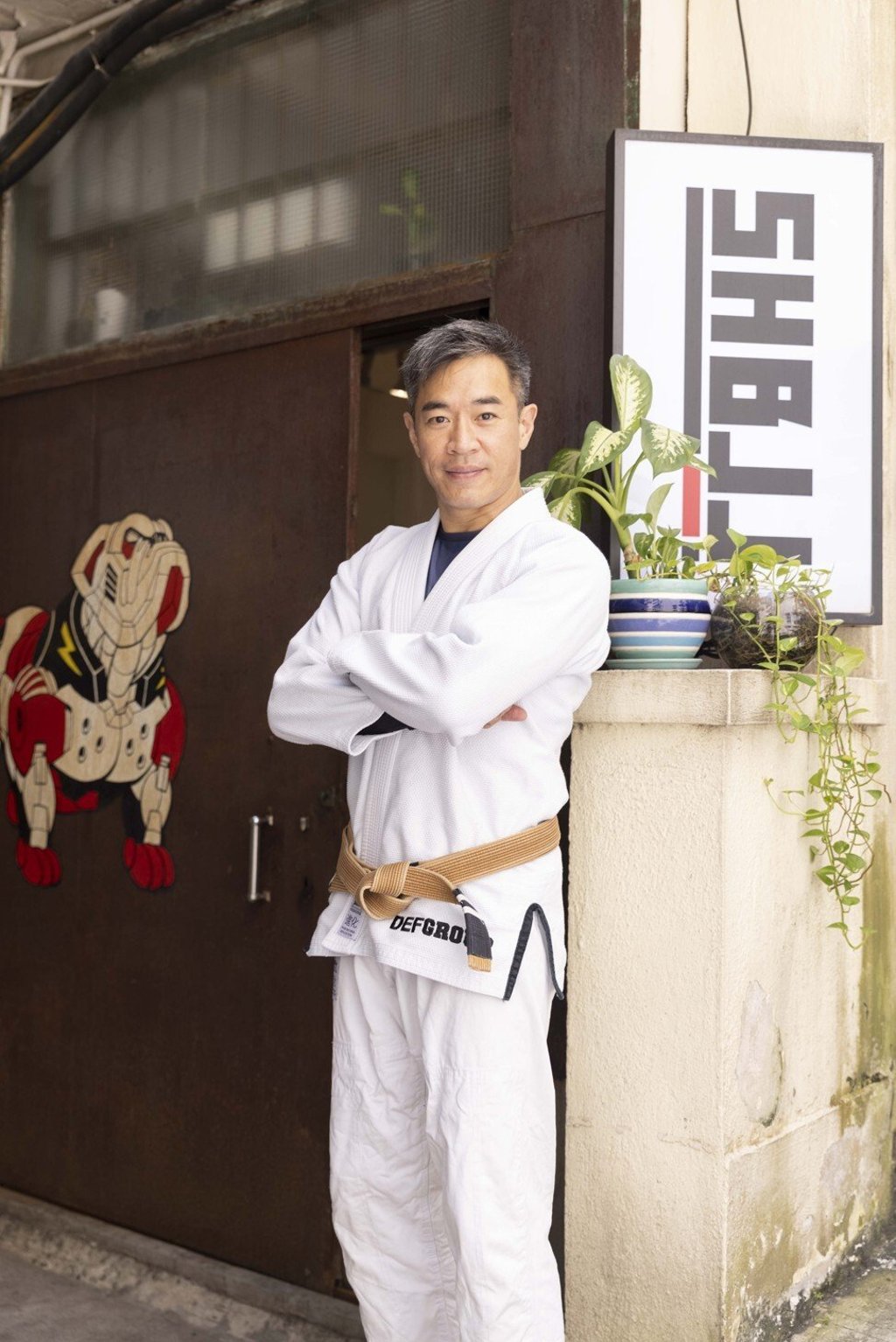 Martial arts enthusiast Alex Lin opened SHBJJ, his Brazilian jiu-jitsu gym, in Central in 2017. Photo: Man Tam