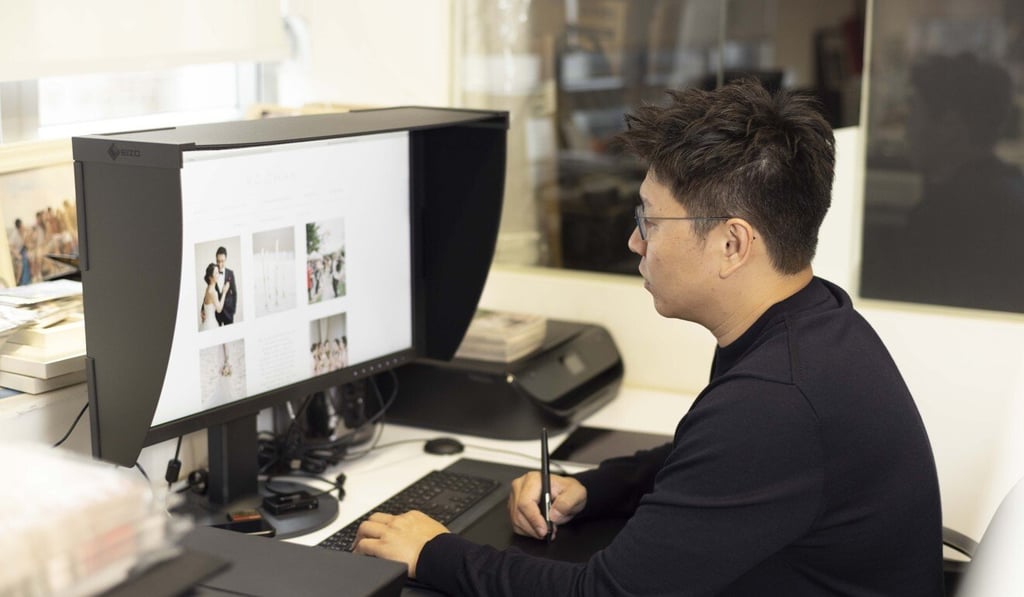 KC Chan says using GoDaddy to build his business website was simple and its tools help him update its content ‘on the move’. Photo: Man Tam