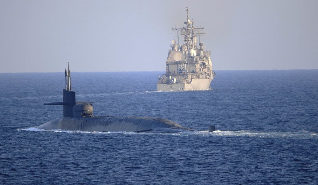A US nuclear-powered submarine of the type that Australia may soon deploy under the Aukus alliance. Photo: US Navy/TNS A US nuclear-powered submarine of the type that Australia may soon deploy under the Aukus alliance. Photo: US Navy/TNS