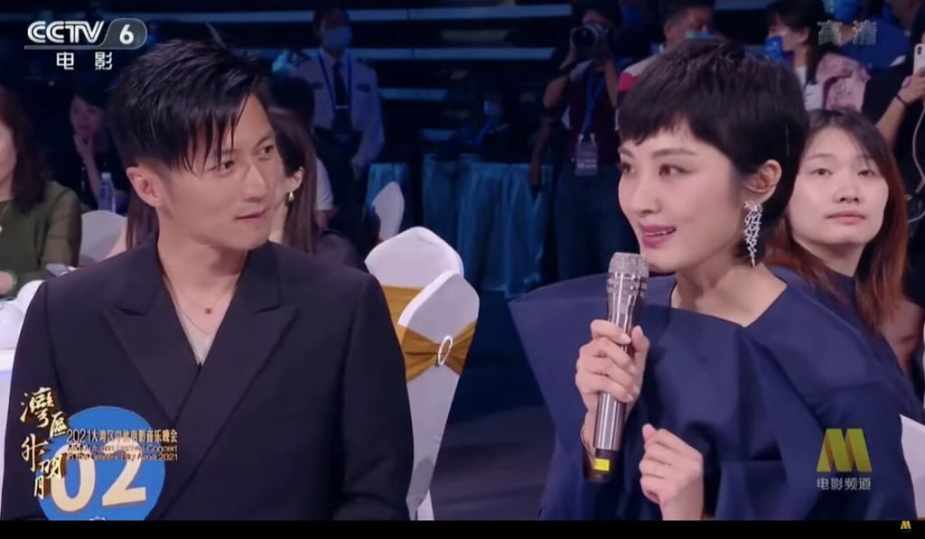 Nicholas Tse at the concert in Shenzhen. Photo: Xinhua