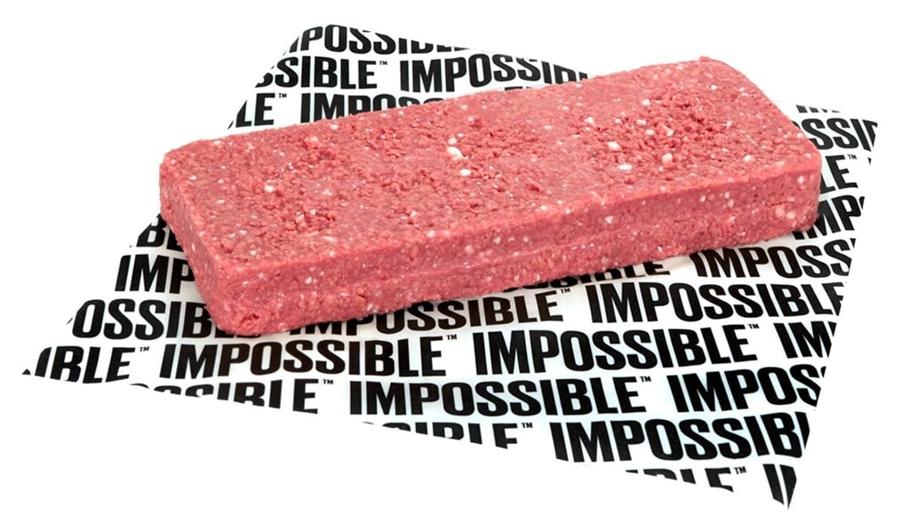 Impossible Pork is made from soy, sunflower oil and coconut oil. It is lower in saturated fat and calories, and has no cholesterol, the company says. Photo: Handout