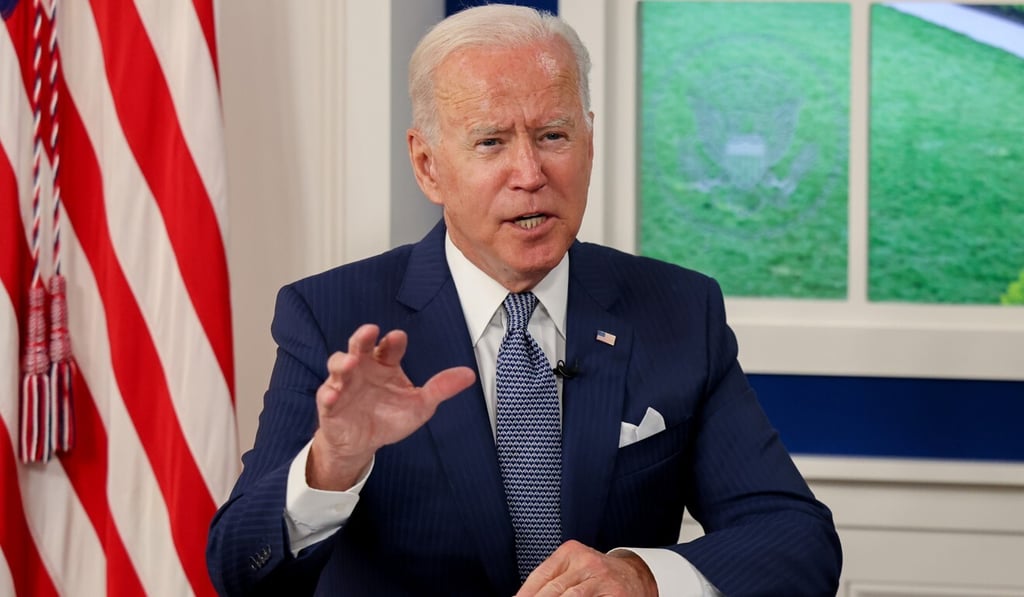 A joint statement by both governments said that US President Joe Biden “reaffirms the strategic importance of French and European engagement in the Indo-Pacific region”. Photo: Reuters