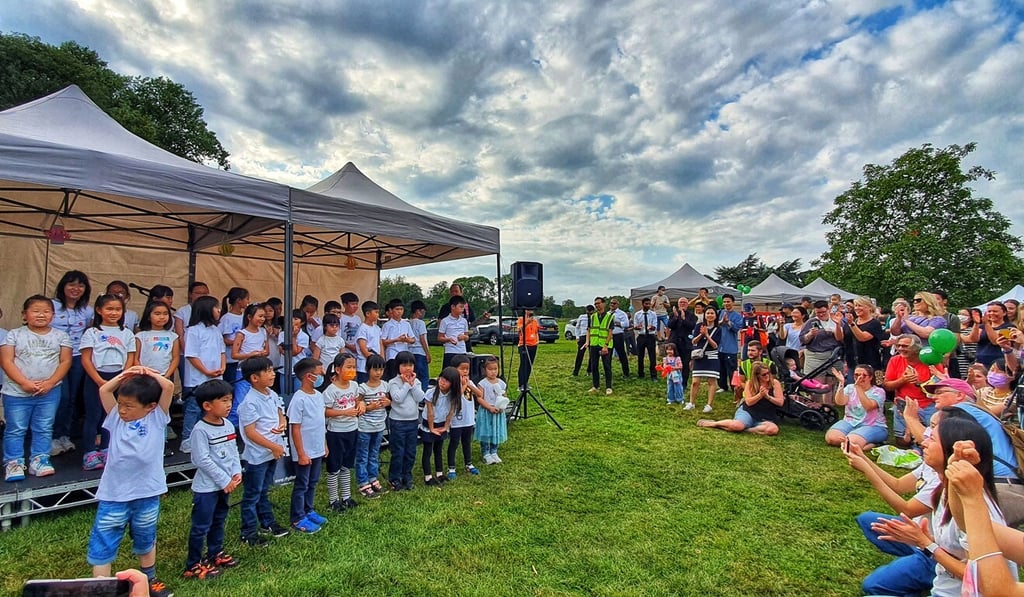 The festival featured live music and a choir of Hong Kong children. Photo: Handout