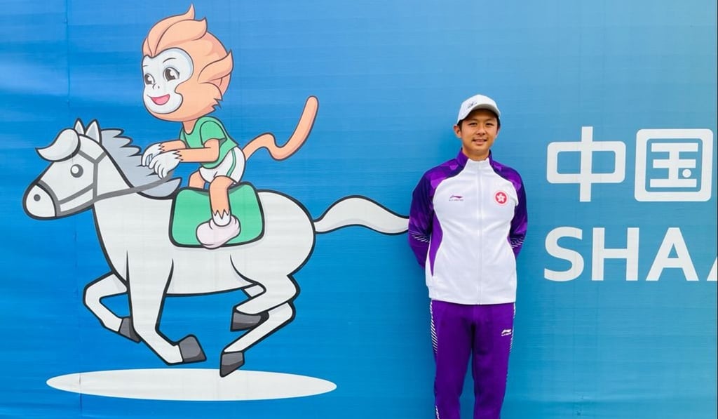 Kenneth Cheng at the 2021 National Games in Xian. Photo: Handout Kenneth Cheng at the 2021 National Games in Xian. Photo: Handout