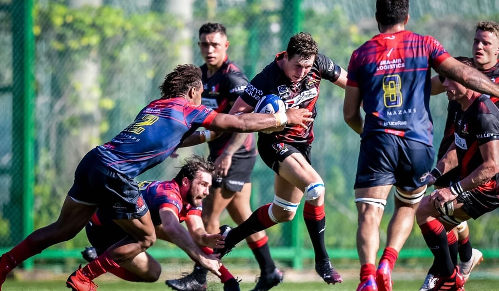 Valley co-captain Ruan du Plooy against Hong Kong Scottish in the men's 2021-22 Premiership round two. Photo: Phoebe Leung