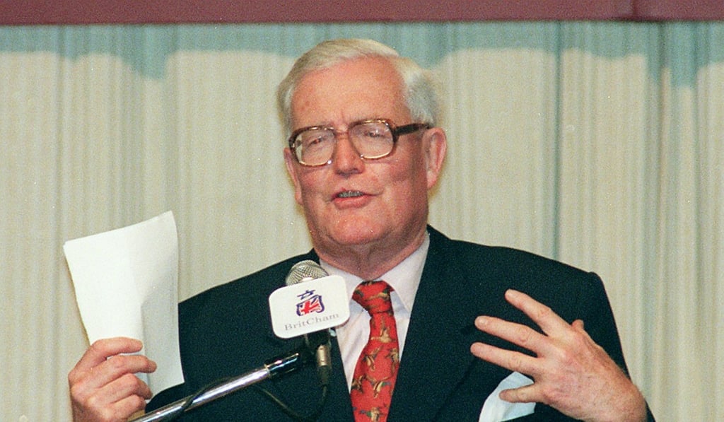 Britain’s then foreign secretary Douglas Hurd, in a 1997 file photo, was in Hong Kong for talks when the author began his career at the Post.