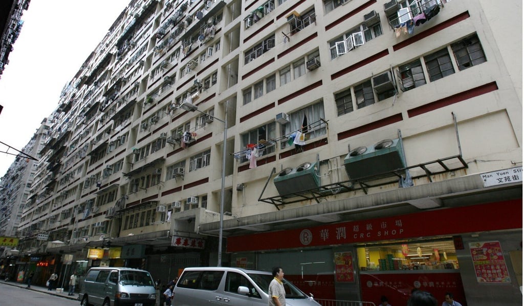 The boy may have been trying to pick up a lantern left on the canopy outside his flat. Photo: SCMP
