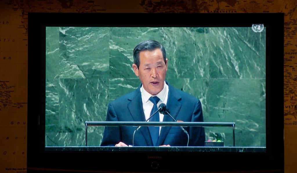 Kim Song, North Korea's ambassador to the United Nations. Photo: Bloomberg Kim Song, North Korea's ambassador to the United Nations. Photo: Bloomberg