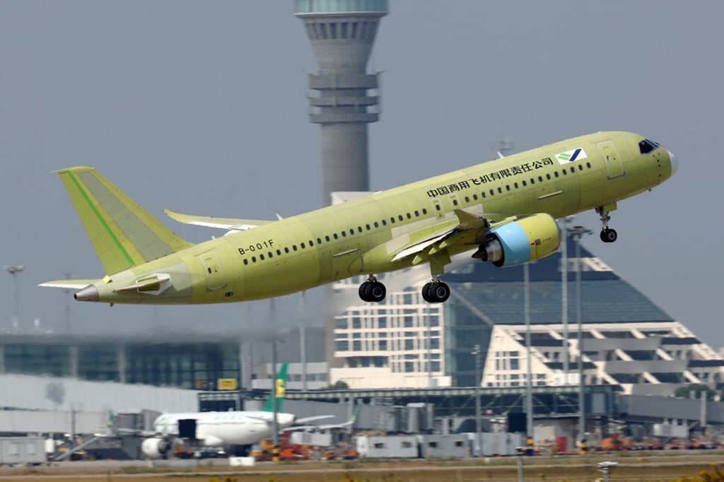 China has spent billions of dollars developing the C919 passenger plane. Photo: Reuters