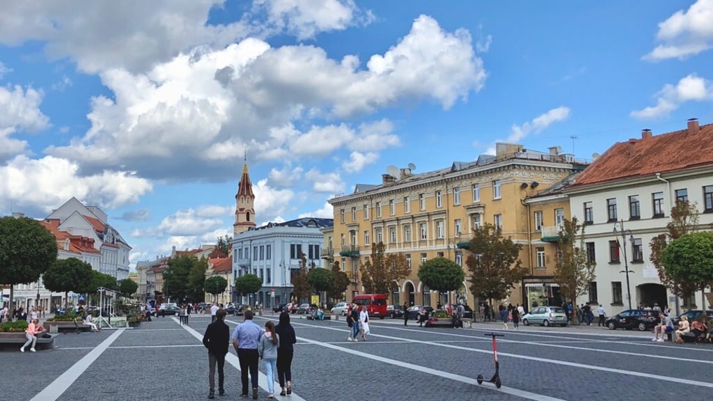 People are seen at the City Hall Square in Vilnius, capital of Lithuania. The Baltic nation’s defence ministry has urged citizens to get rid of Chinese smartphones, following its discovery of censorship capabilities in Xiaomi Corp’s flagship device. Photo: Shutterstock People are seen at the City Hall Square in Vilnius, capital of Lithuania. The Baltic nation’s defence ministry has urged citizens to get rid of Chinese smartphones, following its discovery of censorship capabilities in Xiaomi Corp’s flagship device. Photo: Shutterstock