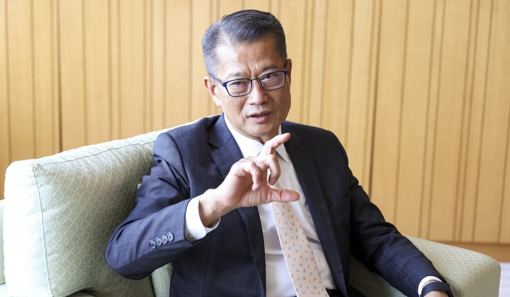 Financial Secretary Paul Chan discussed a range of factors that have combined to slam the local stock market in recent months during an interview with the Post. Photo: May Tse