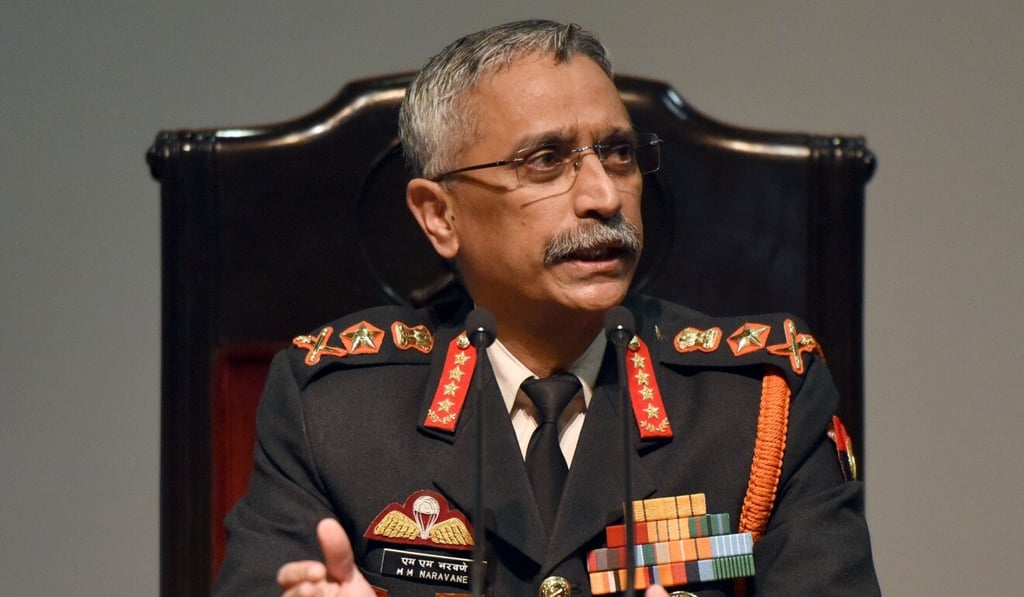 India’s Chief of the Army Staff General Manoj Mukund Naravane. Photo: Hindustan Times via Getty Images