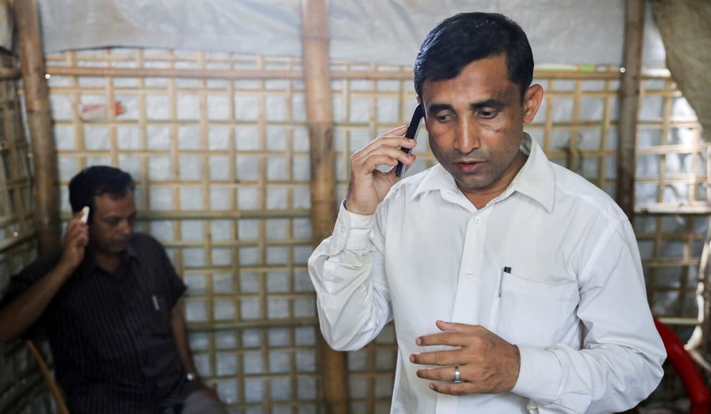 Rohingya leader Mohib Ullah, pictured in 2018. Photo: Reuters