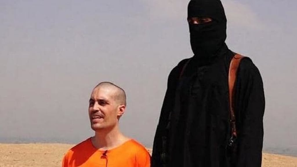 US journalist James Foley, in an Islamic State video of his execution in 2014. Photo: Supplied US journalist James Foley, in an Islamic State video of his execution in 2014. Photo: Supplied