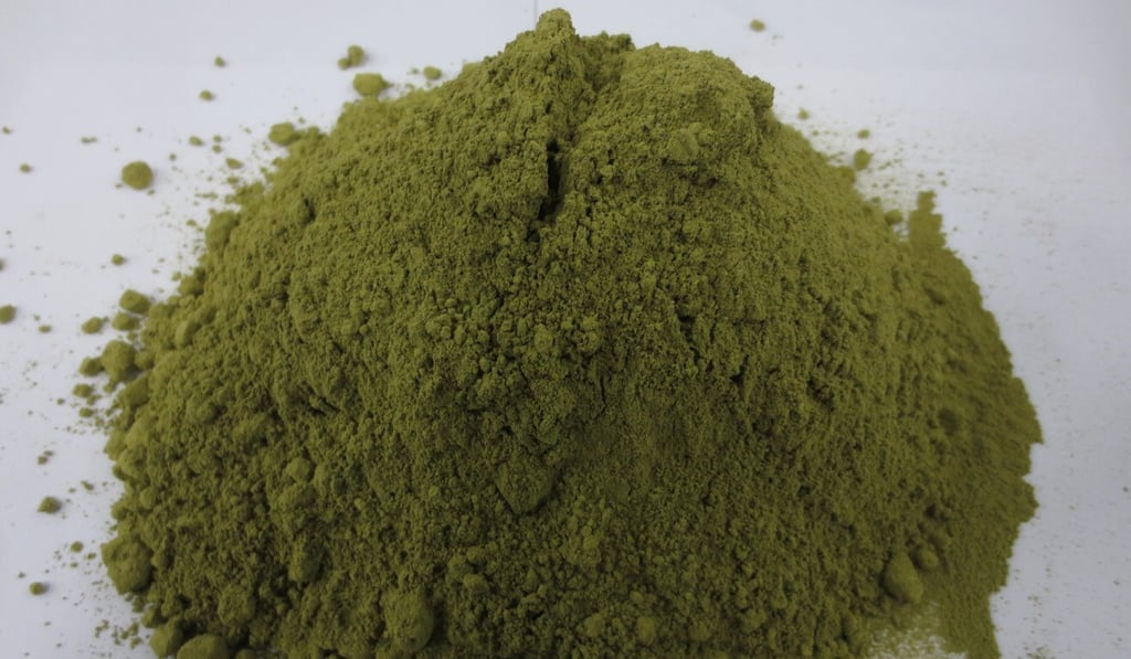 The kratom was shipped in powder form. Photo: Handout