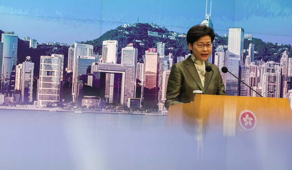 Chief Executive Carrie Lam is the chancellor of the city’s public universities. Photo: Nora Tam