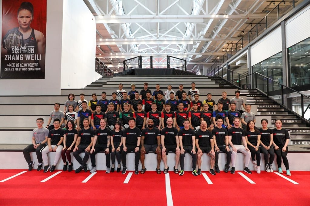 The fighters selected for the UFC Academy from the Shanghai Performance Institute's 2021 Combine. Photo: Handout