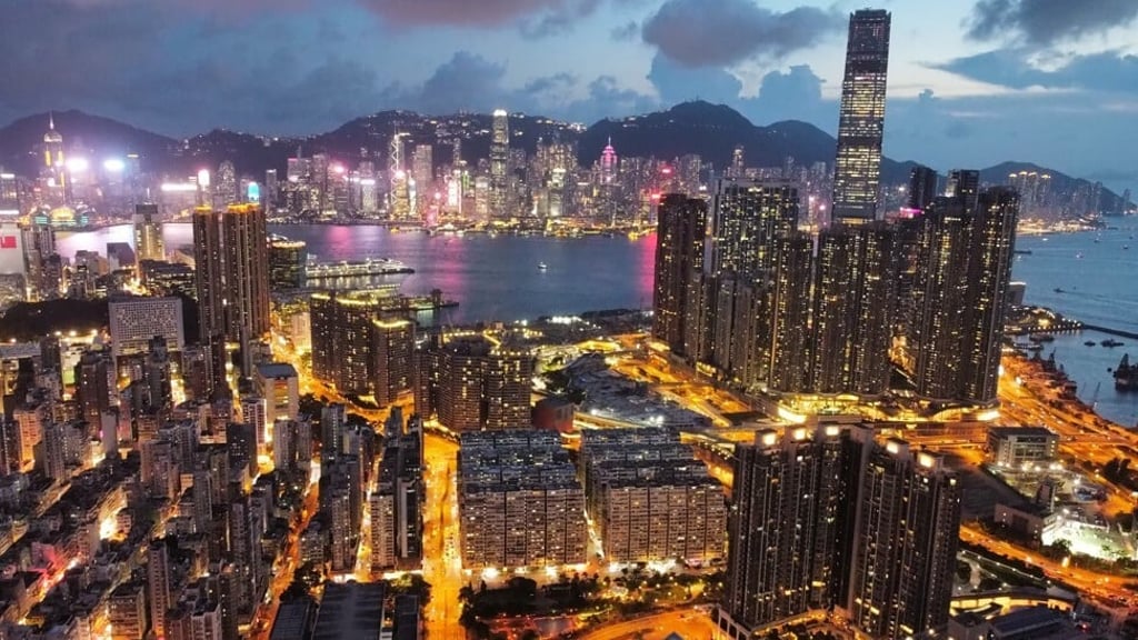 A general view of the West Kowloon residential area on September 24, 2021. Photo: Martin Chan