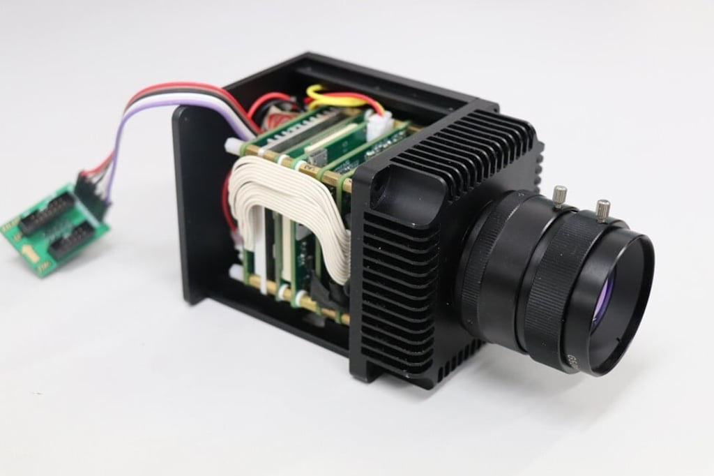 The camera can help detect defects on solar panels in daylight. Photo: Handout