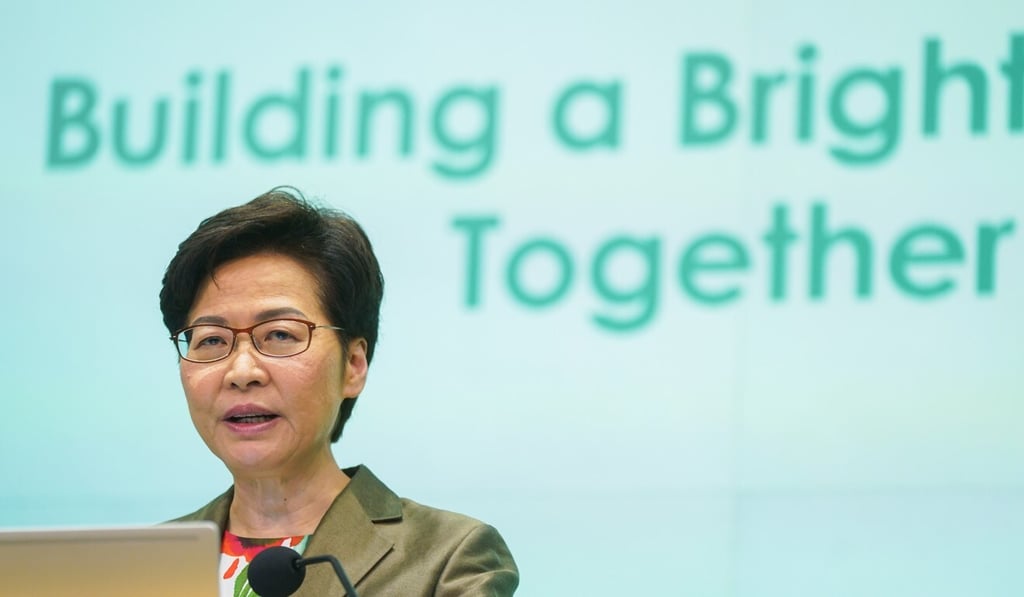 Hong Kong Chief Executive Carrie Lam. Photo: Sam Tsang