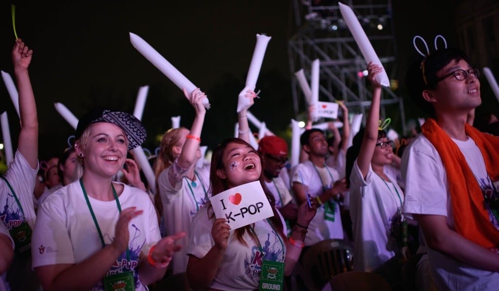 Fans cheer during a K-pop concert in Seoul, South Korea. File photo: AFP Fans cheer during a K-pop concert in Seoul, South Korea. File photo: AFP