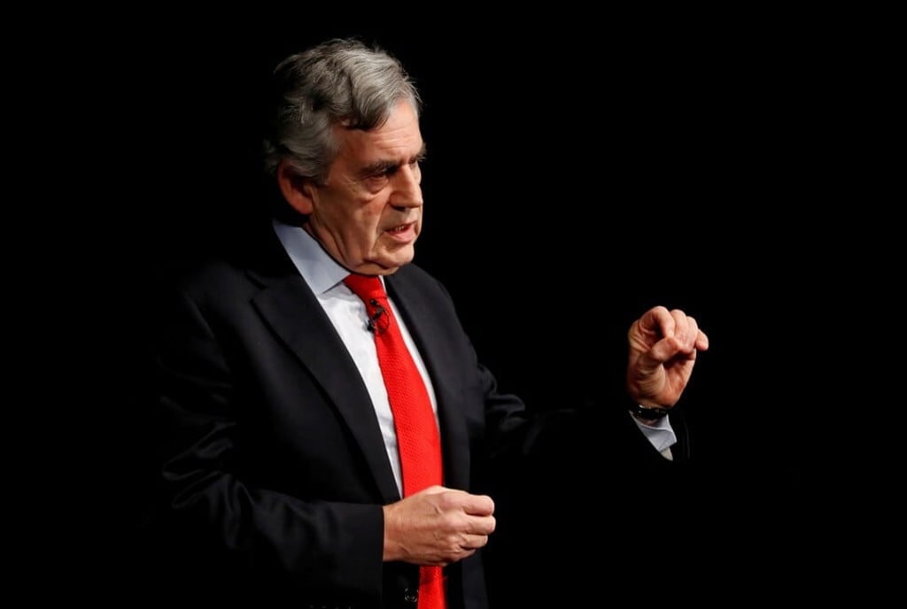 Britain’s former Prime Minister Gordon Brown. Photo: Reuters
