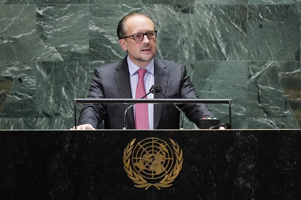 Austria’s Foreign Minister Alexander Schallenberg. Photo: AP