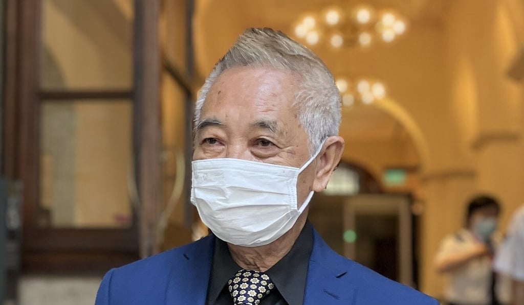 Kwok Cheuk-kin outside the Court of Final Appeal on Monday. Photo: Jasmine Siu