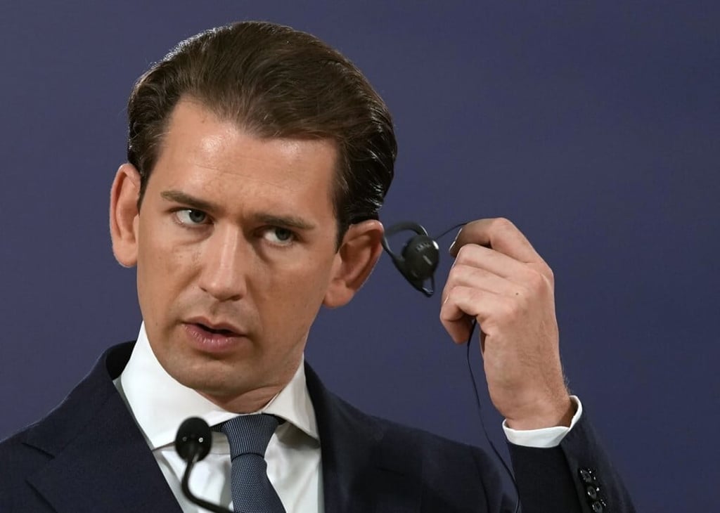 Sebastian Kurz is said to have bowed to pressure from the Greens and from within his own party. File photo: AP
