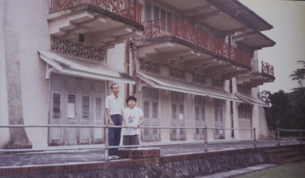 Dahlia Osman and her grandfather Handair bin Haji Sidek at Istana Woodneuk. Photo: Dahlia Osman Dahlia Osman and her grandfather Handair bin Haji Sidek at Istana Woodneuk. Photo: Dahlia Osman