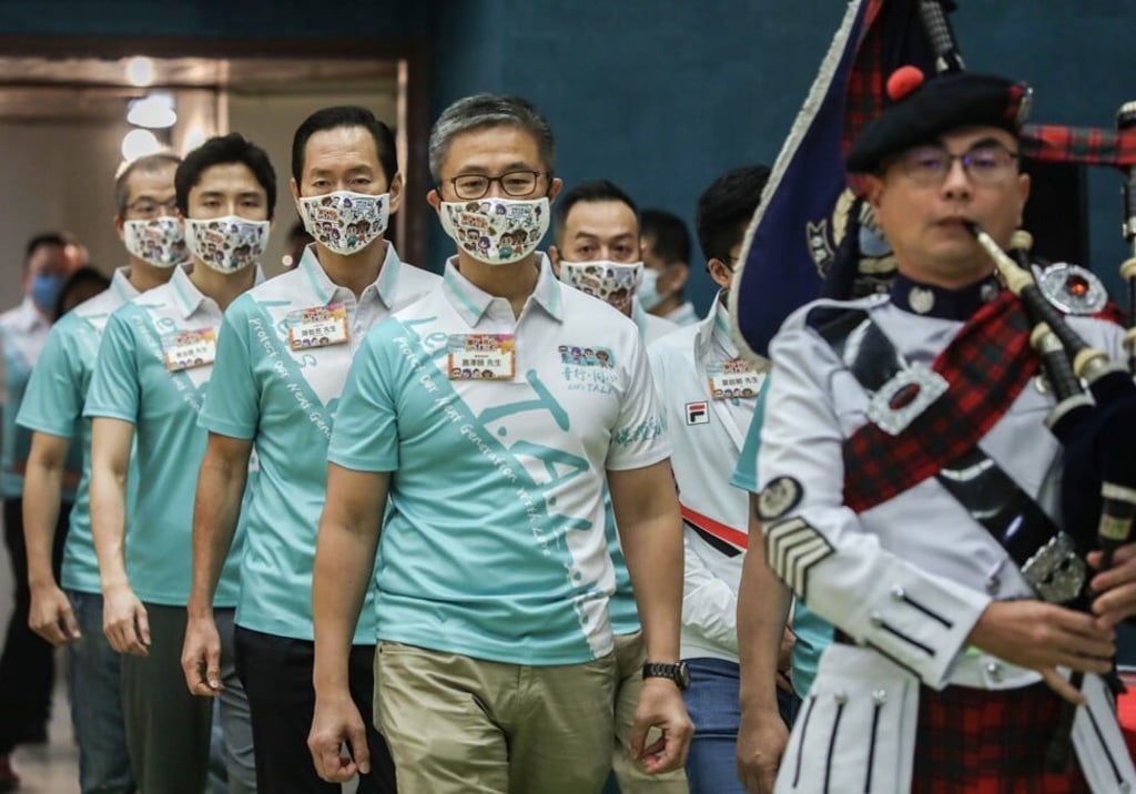Police chief Raymond Siu at the launch of police’s children protection campaign. Photo: Jonathan Wong