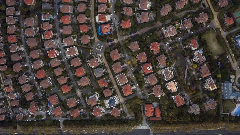 Residential buildings in the Century Park neighbourhood in this aerial photograph taken in Shanghai in November 2020. Photo: Bloomberg