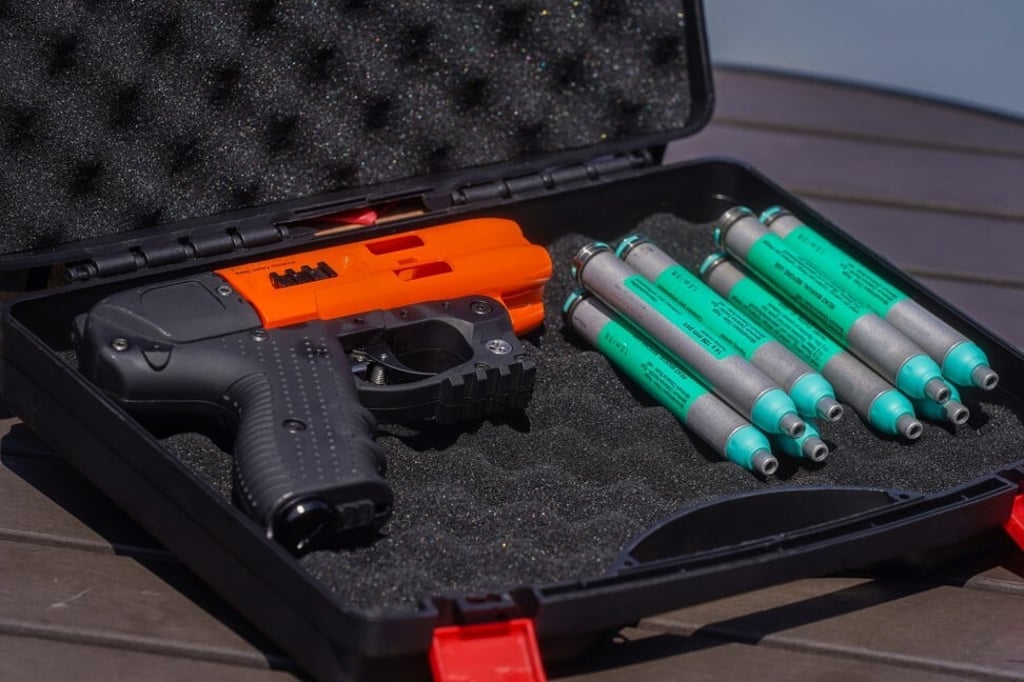 An OC launcher. Photo: Sam Tsang