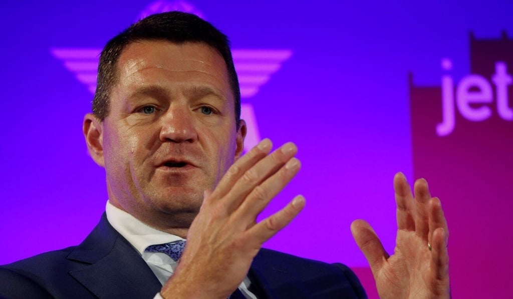 KLM CEO Pieter Elbers takes part in a panel discussion at the International Air Transport Association's annual general meeting earlier this month. Photo: Reuters