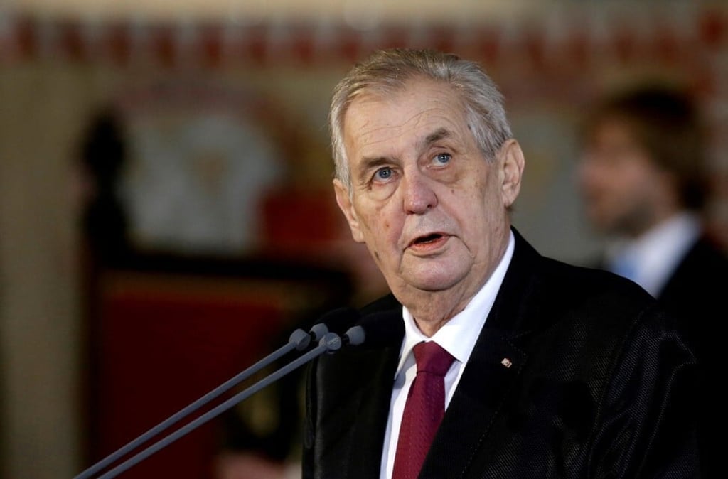 Czech President Milos Zeman attends his inauguration ceremony at Prague Castle, Czech Republic in March 2018. Photo: Reuters
