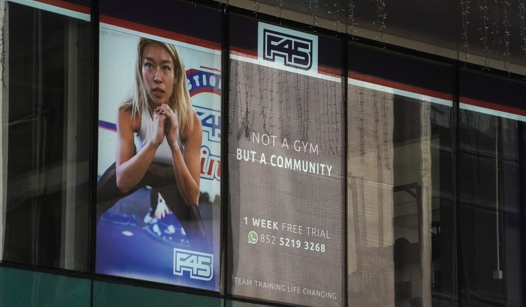 The F45 Training group fitness studio in Tsim Sha Tsui. Photo: Felix Wong The F45 Training group fitness studio in Tsim Sha Tsui. Photo: Felix Wong