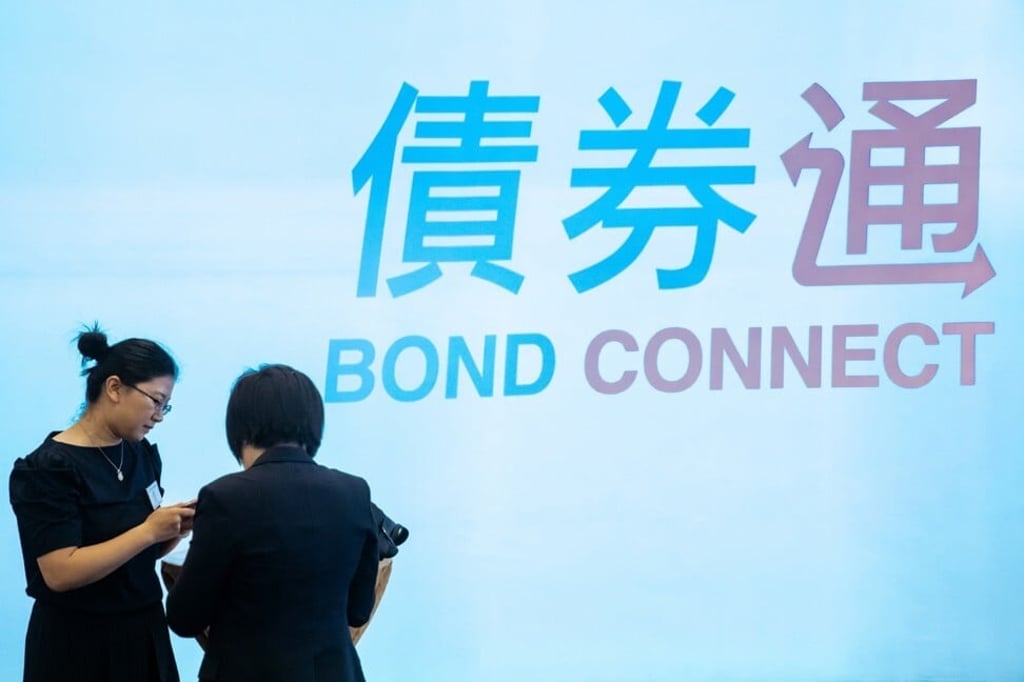 The southbound leg of Bond Connect, launched in September 2021, will enable mainland funds to invest in Hong Kong’s debt market. Photo: Bloomberg The southbound leg of Bond Connect, launched in September 2021, will enable mainland funds to invest in Hong Kong’s debt market. Photo: Bloomberg