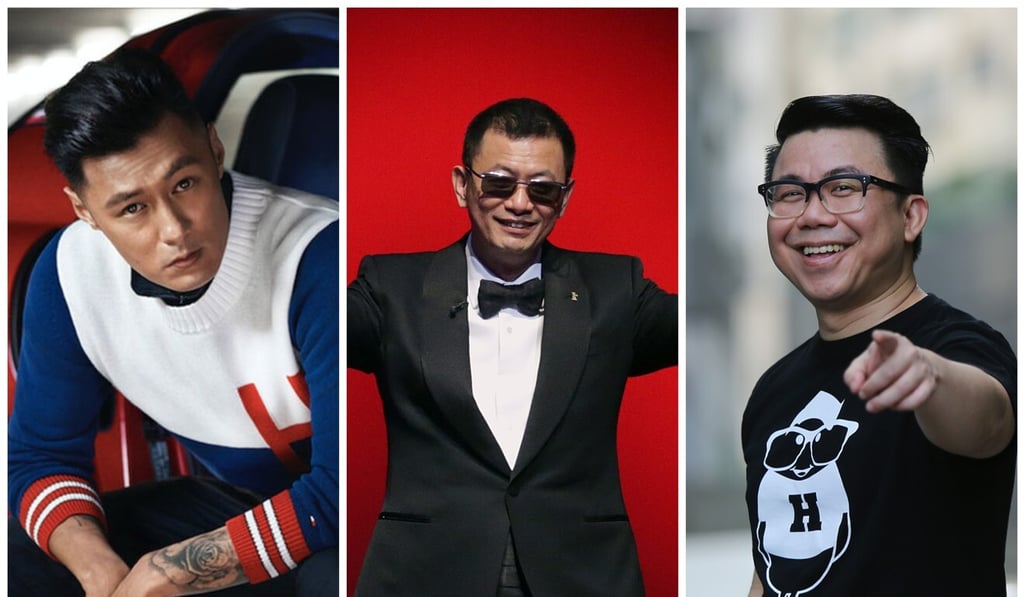 Shawn Yue, Wong Kar-wai and Hanjin Tan, are launching NFTs. Photos: Tommy Hilfiger, DPA/Corbis and SCMP