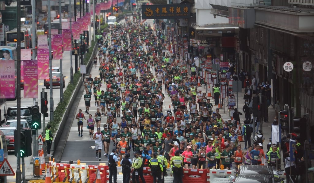 There were issues aplenty on Sunday at the 2021 Standard Chartered Hong Kong Marathon. Photo: Winson Wong
