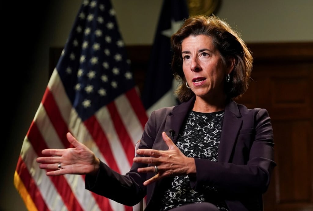 US commerce secretary Gina Raimondo. Photo: Reuters