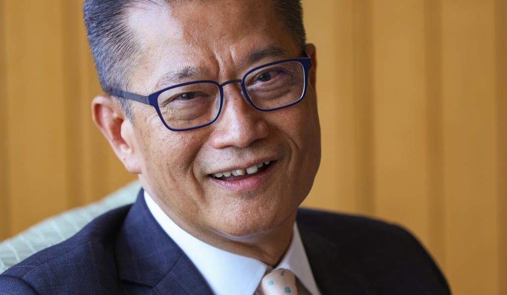 Financial Secretary Paul Chan notes that the average wage rate has decreased year on year when inflation is taken into account. Photo: May Tse