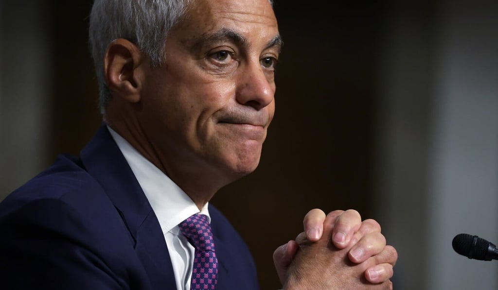 Despite Democratic opposition to his nomination, Rahm Emanuel, the former mayor of Chicago, won the approval of the Senate Foreign Relations Committee as US ambassador to Japan. Photo: Getty Images via TNS Despite Democratic opposition to his nomination, Rahm Emanuel, the former mayor of Chicago, won the approval of the Senate Foreign Relations Committee as US ambassador to Japan. Photo: Getty Images via TNS
