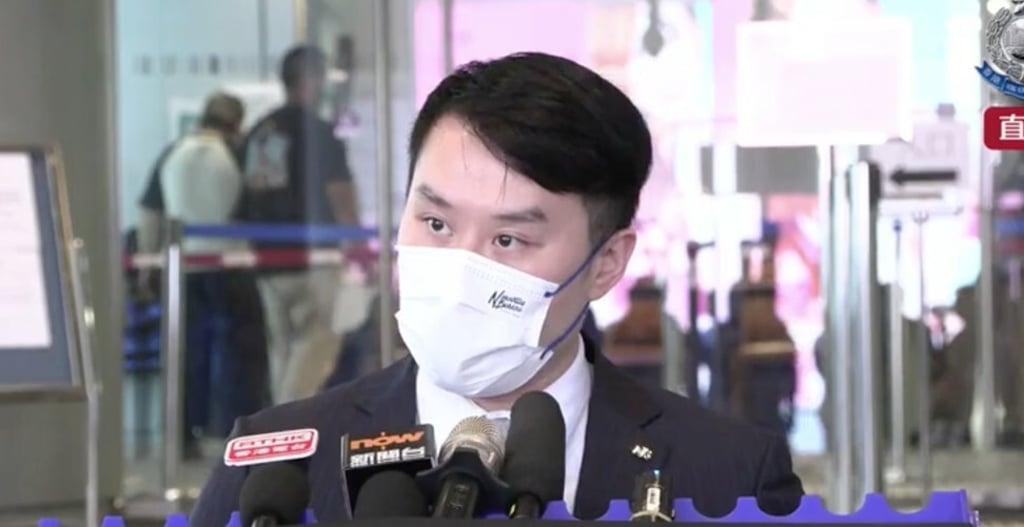 Senior Inspector Ng Ka-lun, of Hong Kong police’s Narcotics Bureau. Photo: Facebook