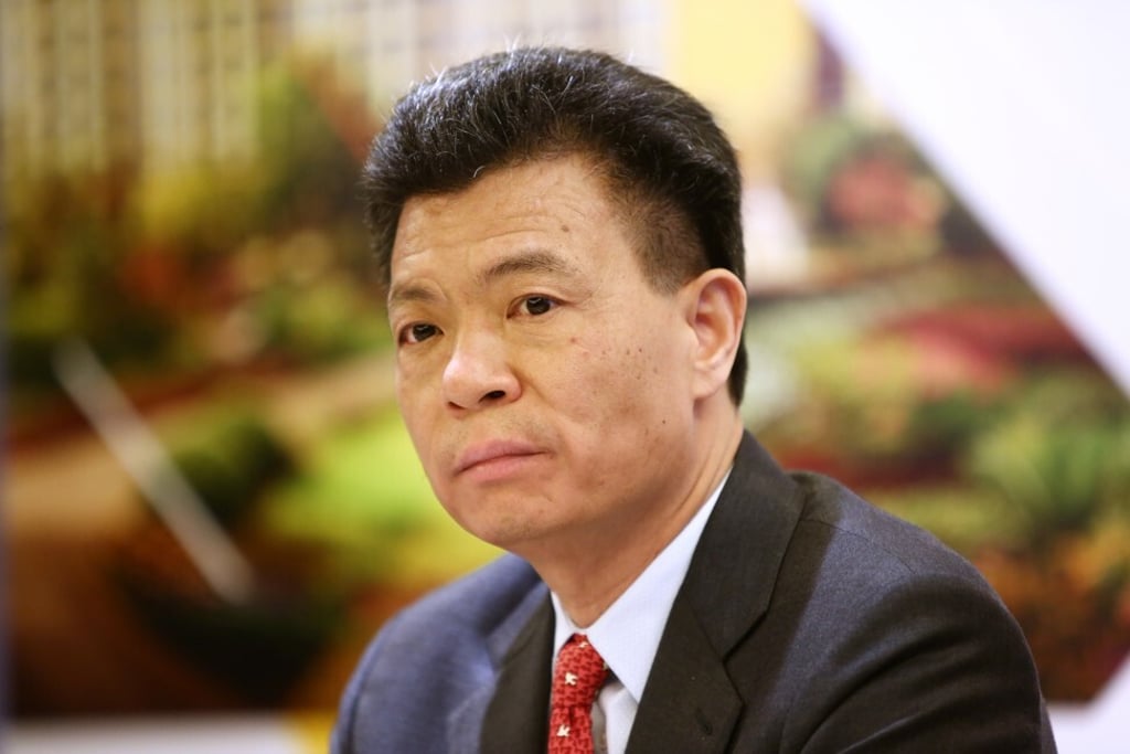 Kaisa Group Holdings chairman and CEO Kwok Ying-shing pictured in 2017 during the company’s results announcement in Hong Kong. Photo: Jonathan Wong
