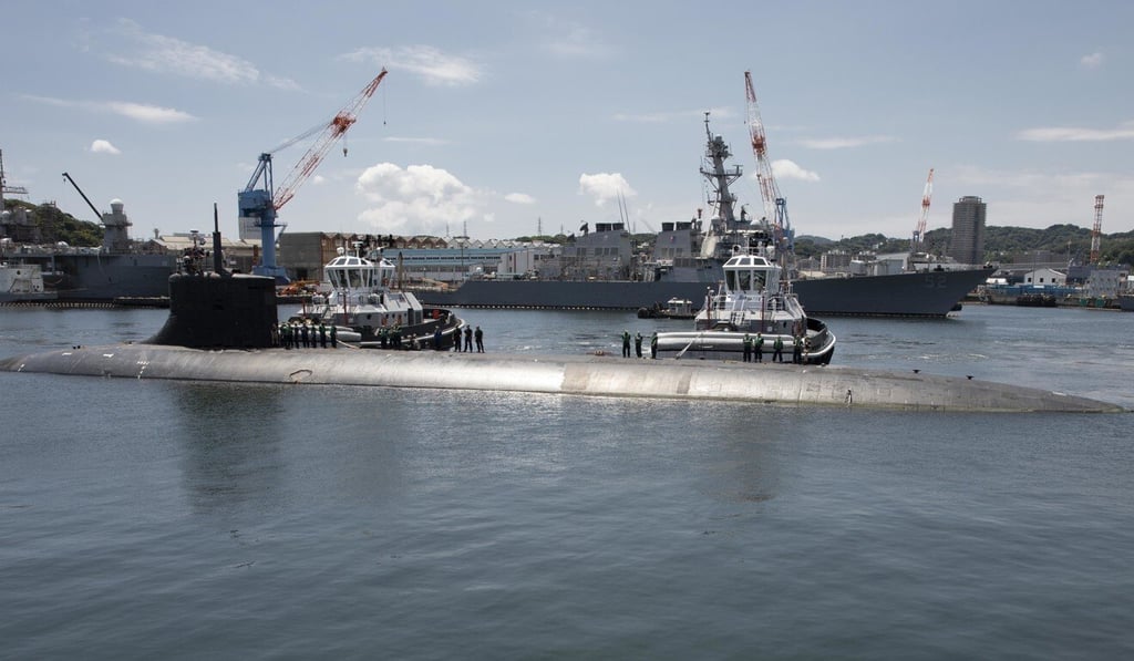 USS Connecticut arrives at Fleet Activities Yokosuka base for a scheduled port visit on July 31 in Japan. Photo: US Navy via AP USS Connecticut arrives at Fleet Activities Yokosuka base for a scheduled port visit on July 31 in Japan. Photo: US Navy via AP