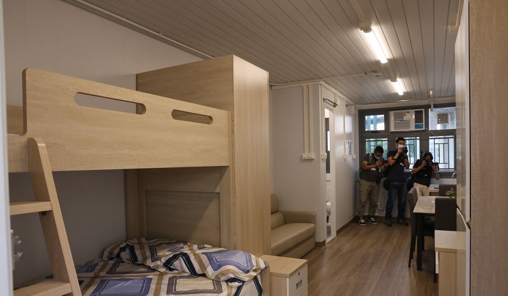The transitional housing project in Yuen Long is expected to provide more than 2,000 flats managed by Pok Oi Hospital. Photo: K. Y. Cheng The transitional housing project in Yuen Long is expected to provide more than 2,000 flats managed by Pok Oi Hospital. Photo: K. Y. Cheng